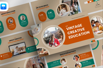 Vintage Creative Education Keynote Template